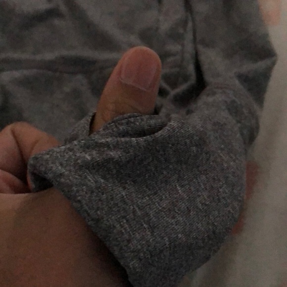 Round-Neck Athletic Long Sleeve w/ Thumb Holes - Picture 3 of 3